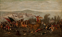 The Israelites crossing the Red Sea by Anonymous