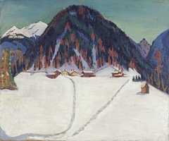 The Junkerboden under Snow by Ernst Ludwig Kirchner