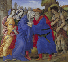 The Meeting of Joachim and Anne outside the Golden Gate of Jerusalem by Filippino Lippi