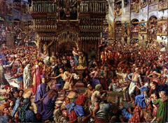 The Miracle of the Holy Fire by William Holman Hunt