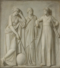 The Muses: Urania, Erato and Calliope