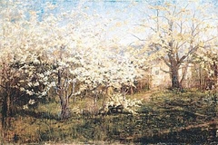 The Orchard (Spring at Mayfield) by May Vale