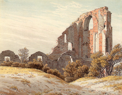The Ruins of Eldena by Caspar David Friedrich