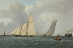 The schooner yacht Rosalind