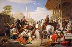 The Slave Market, Constantinople by William Allan
