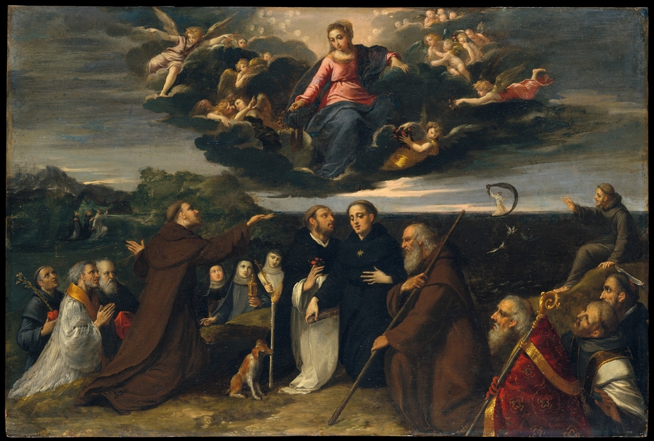 The Virgin Adored by Saints