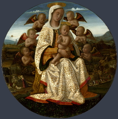 The Virgin and Child with Cherubim