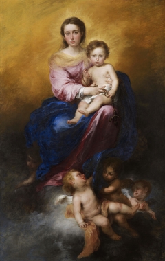 The Virgin of the Rosary by Bartolomé Esteban Murillo