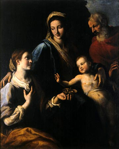 The Virgin, St John the Baptist, and the Christ Child with St Lucy by Fabrizio Santafede