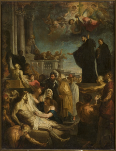 Two saints preaching by Peter Paul Rubens