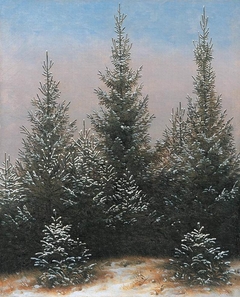 Fir Trees in the Snow by Caspar David Friedrich