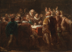 De Afzwering van Filips II by Johannes Hinderikus Egenberger