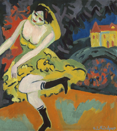 Varietétänzerin by Ernst Ludwig Kirchner