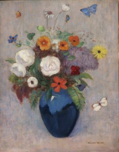 Vase de fleurs by Odilon Redon