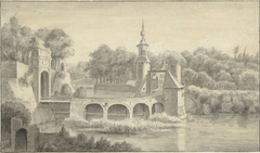Velperpoort te Arnhem by Anthonie Waterloo