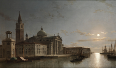 Venice with San Giorgio Maggiore in the Moonlight by Henry Pether