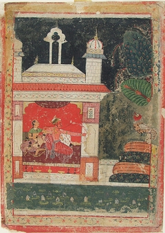 Vibhasa Ragini, Illustration from a Ragamala (Garland of Melodies) Series by anonymous painter
