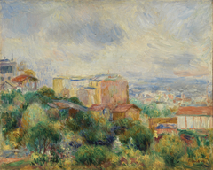 View From Montmartre (Vue de Montmartre) by Auguste Renoir