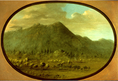 View in the Crystal Mountains by George Catlin