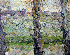 View of Arles, Flowering Orchards