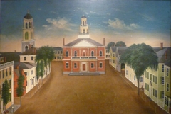 View of Courthouse Square by George Washington Felt