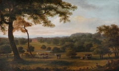 View of Wimpole Hall, Cambridgeshire, looking South by Richard Banks Harraden
