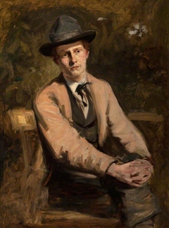 William Darling McKay, 1844 - 1924. Artist (Self-portrait in his studio) by William Darling McKay