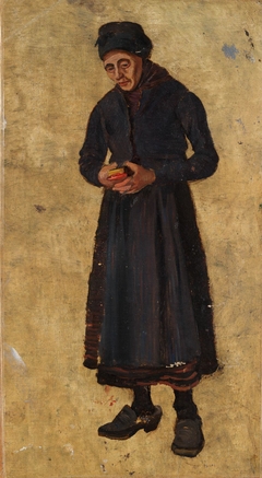 Woman with Hymnbook by Frederik Collett
