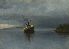 Wreck of the Ancon in Loring Bay, Alaska by Albert Bierstadt