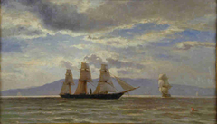 Zr.Ms. schroefstoomschip 1ste klasse Zilveren Kruis by Jacob Eduard van Heemskerck van Beest