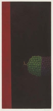 A bunch of grapes by Yozo Hamaguchi