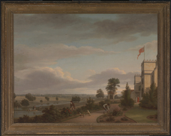 A Country House in a River Landscape, Previously Identified as Oatland