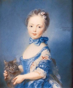 A Girl with a Kitten