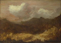 A Mountainous Landscape by Hercules Seghers