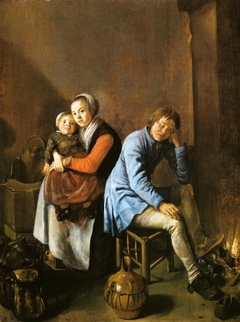 A Soldier's Family by Jan Miense Molenaer