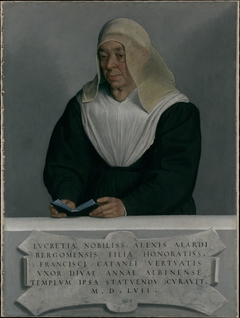 Abbess Lucrezia Agliardi Vertova (1490?–1558) by Giovanni Battista Moroni