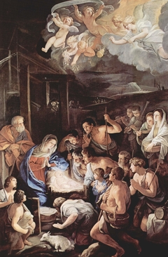 Adoration of the shepherds by Guido Reni