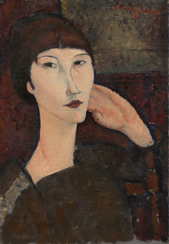 Adrienne (Woman with Bangs) by Amedeo Modigliani