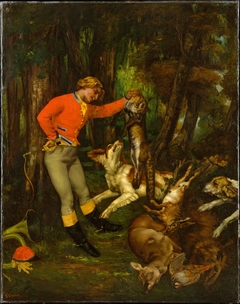 After the Hunt by Gustave Courbet