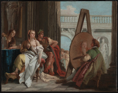 Alexander the Great and Campaspe in the Studio of Apelles by Giovanni Battista Tiepolo