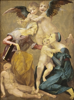 Allegory of Salvation with the Virgin and Christ Child, St. Elizabeth, the Young St. John the Baptist and Two Angels
