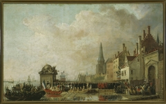 Arrival of Napoleon Bonaparte, 1st Consul, in Antwerp in 1803