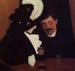 At the Cafe by Félix Vallotton
