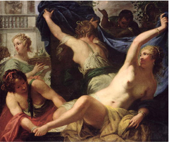 Bathsheba at her Bath by Pietro Liberi
