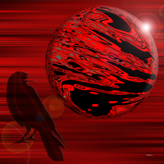 Bird & Red Planet