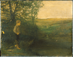Boy Fishing by George Fuller