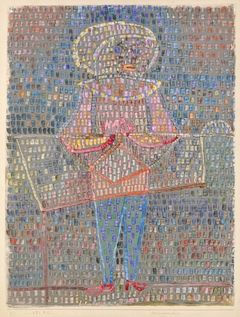 Boy in Fancy Dress by Paul Klee