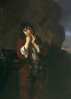 Boy Playing a Jew’s Harp by Peter Lely
