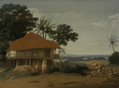 Brazilian Landscape with a Worker's House by Frans Post