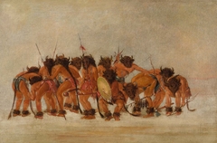 Buffalo Dance, Mandan by George Catlin